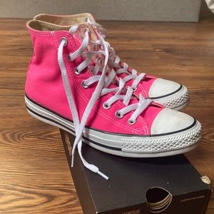 Hot pink converse